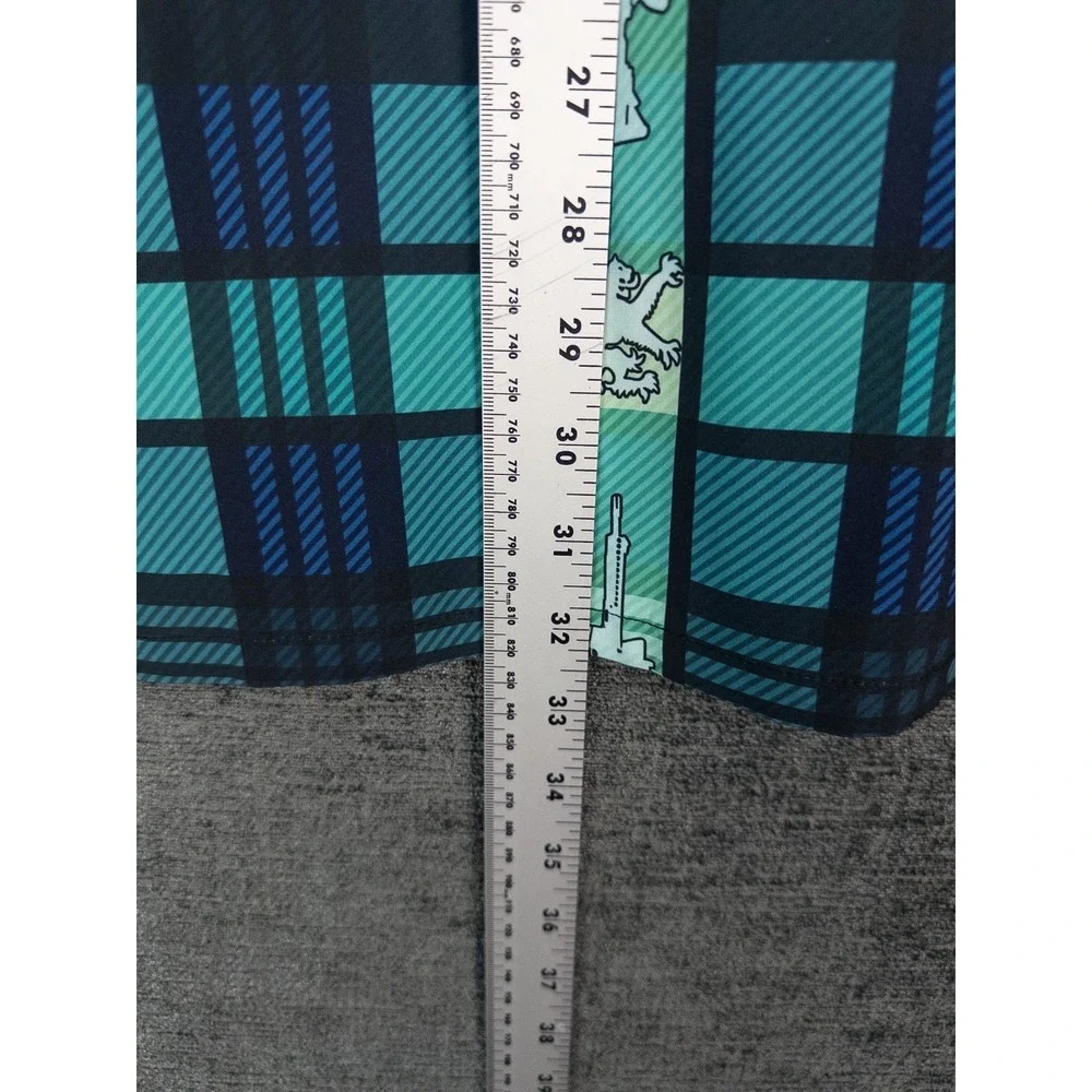 Retro Rifle Brave Heart Mens 2XL‎ Plaid Short Sleeve Button Up Vacations Resort